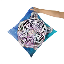 Load image into Gallery viewer, Cushion Galaxy Tiger Blue