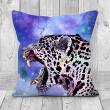 Load image into Gallery viewer, Cushion Galaxy Jaguar Purple