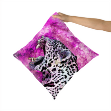Load image into Gallery viewer, Cushion Galaxy Jaguar Pink
