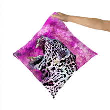 Load image into Gallery viewer, Cushion Galaxy Jaguar Pink