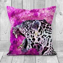 Load image into Gallery viewer, Cushion Galaxy Jaguar Pink