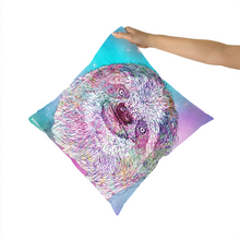Load image into Gallery viewer, Cushion Galaxy Sloth Pink