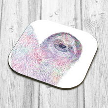 Load image into Gallery viewer, Coaster Sloth About
