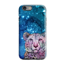 Load image into Gallery viewer, Phone Case Stars Cheetah Blue