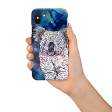 Load image into Gallery viewer, Phone Case Stars Koala Blue