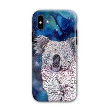 Load image into Gallery viewer, Phone Case Stars Koala Blue