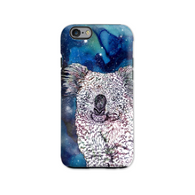 Load image into Gallery viewer, Phone Case Stars Koala Blue