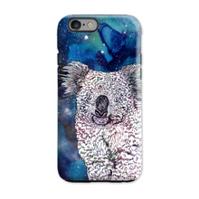 Load image into Gallery viewer, Phone Case Stars Koala Blue