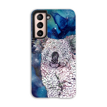 Load image into Gallery viewer, Phone Case Stars Koala Blue