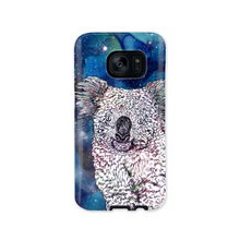 Load image into Gallery viewer, Phone Case Stars Koala Blue