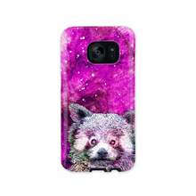 Load image into Gallery viewer, Phone Case Stars Red Panda Pink