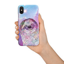 Load image into Gallery viewer, Phone Case Stars Sloth Pink