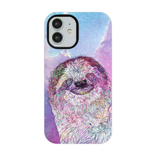 Load image into Gallery viewer, Phone Case Stars Sloth Pink