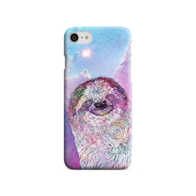 Load image into Gallery viewer, Phone Case Stars Sloth Pink