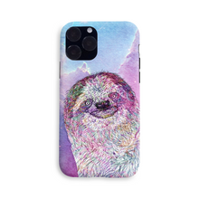 Load image into Gallery viewer, Phone Case Stars Sloth Pink