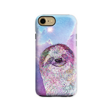 Load image into Gallery viewer, Phone Case Stars Sloth Pink