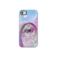 Load image into Gallery viewer, Phone Case Stars Sloth Pink