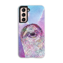 Load image into Gallery viewer, Phone Case Stars Sloth Pink