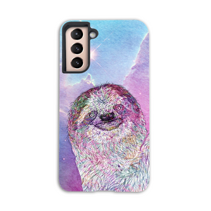 Phone Case Stars Sloth Pink
