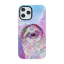 Load image into Gallery viewer, Phone Case Stars Sloth Pink