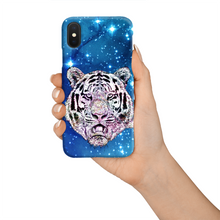 Load image into Gallery viewer, Phone Case Stars Tiger Blue
