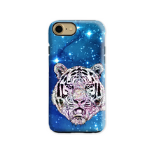 Load image into Gallery viewer, Phone Case Stars Tiger Blue