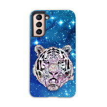 Load image into Gallery viewer, Phone Case Stars Tiger Blue