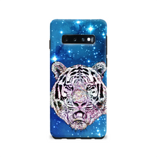 Load image into Gallery viewer, Phone Case Stars Tiger Blue