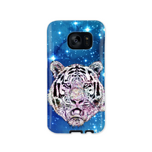 Load image into Gallery viewer, Phone Case Stars Tiger Blue