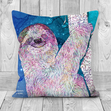 Load image into Gallery viewer, Cushion Sloth Stars