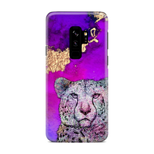 Load image into Gallery viewer, Phone Case Bright Cheetah Purple