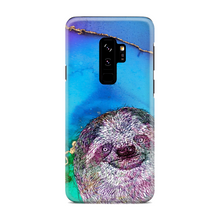 Load image into Gallery viewer, Phone Case Bright Sloth Blue