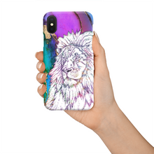 Load image into Gallery viewer, Phone Case Bright Lion Purple