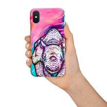 Load image into Gallery viewer, Phone Case Bright Rhino Pink