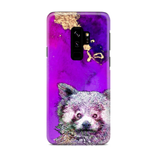 Load image into Gallery viewer, Phone Case Bright Red Panda Purple