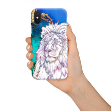 Load image into Gallery viewer, Phone Case Bright Lion Blue
