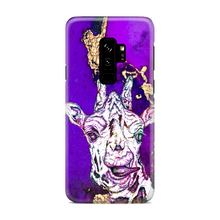 Load image into Gallery viewer, Phone Case Bright Giraffe Purple