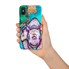 Load image into Gallery viewer, Phone Case Bright Rhino Blue