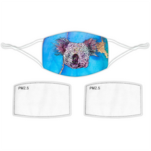 Load image into Gallery viewer, Face Mask Bright Koala Blue