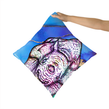 Load image into Gallery viewer, Cushion Rhino Blue