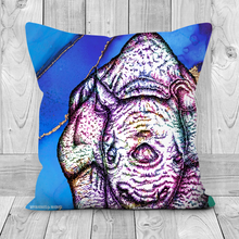 Load image into Gallery viewer, Cushion Rhino Blue