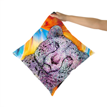 Load image into Gallery viewer, Cushion Cheetah Orange