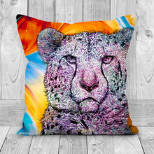 Load image into Gallery viewer, Cushion Cheetah Orange