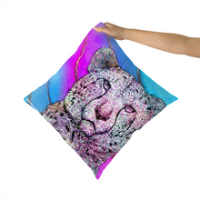 Load image into Gallery viewer, Cushion Cheetah Purple
