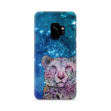 Load image into Gallery viewer, Phone Case Stars Cheetah Blue