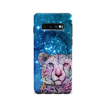 Load image into Gallery viewer, Phone Case Stars Cheetah Blue