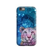 Load image into Gallery viewer, Phone Case Stars Cheetah Blue