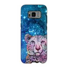 Load image into Gallery viewer, Phone Case Stars Cheetah Blue