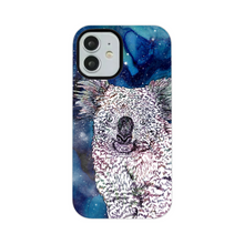 Load image into Gallery viewer, Phone Case Stars Koala Blue