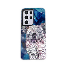 Load image into Gallery viewer, Phone Case Stars Koala Blue